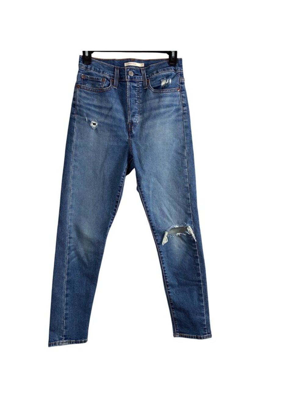 Levi’s Wedgie Skinny Jeans Button Fly Distressed Sz 27